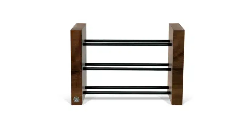 Walnut Live Edge 3 Bottle Wine Rack - Image 3