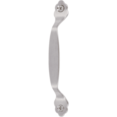 5 1/4" Clover Barn Door Pull Handle - Brushed Steel