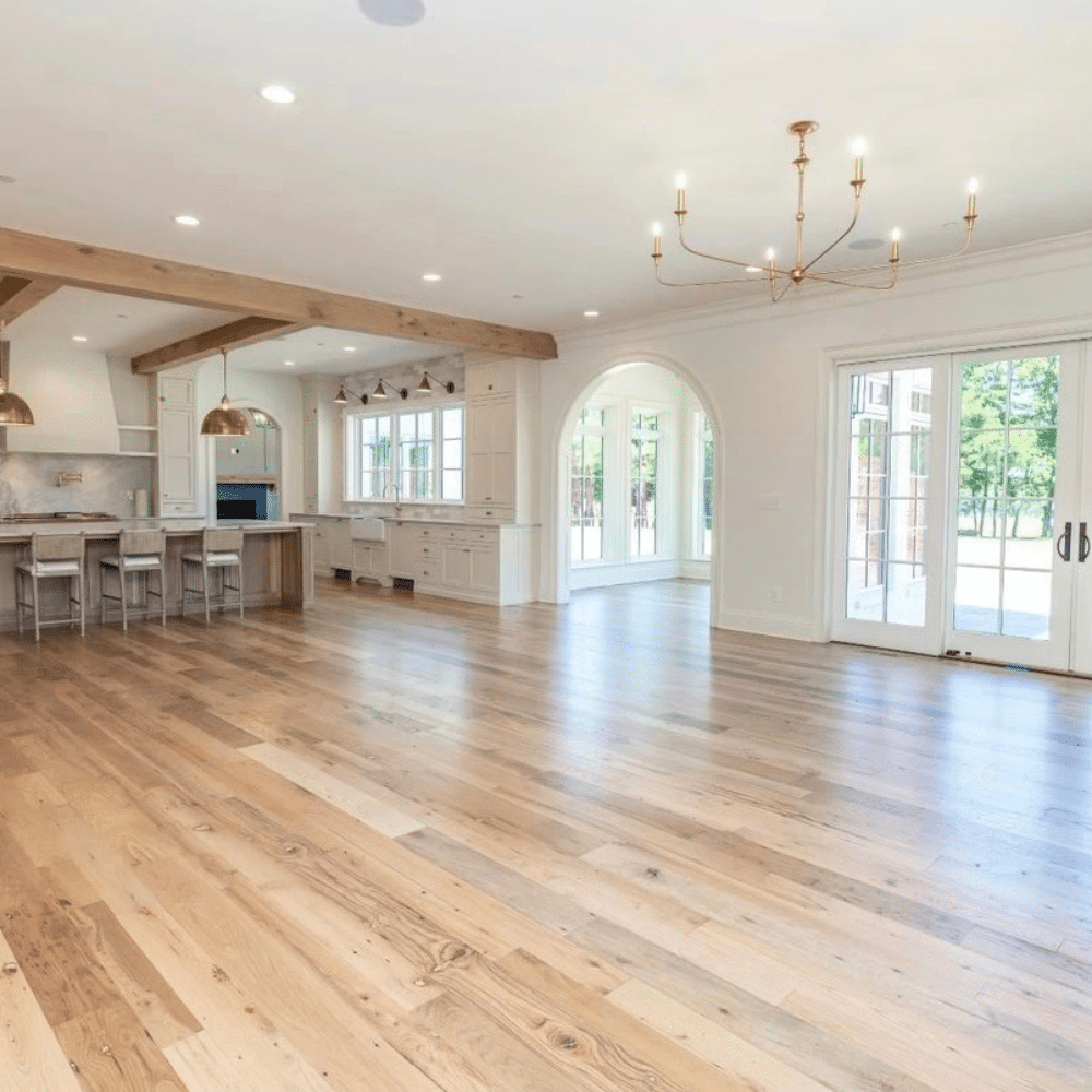 Reclaimed Solid Barn Wood Clean Face Reclaimed Oak – 3/4" x Mixed Width - Image 3