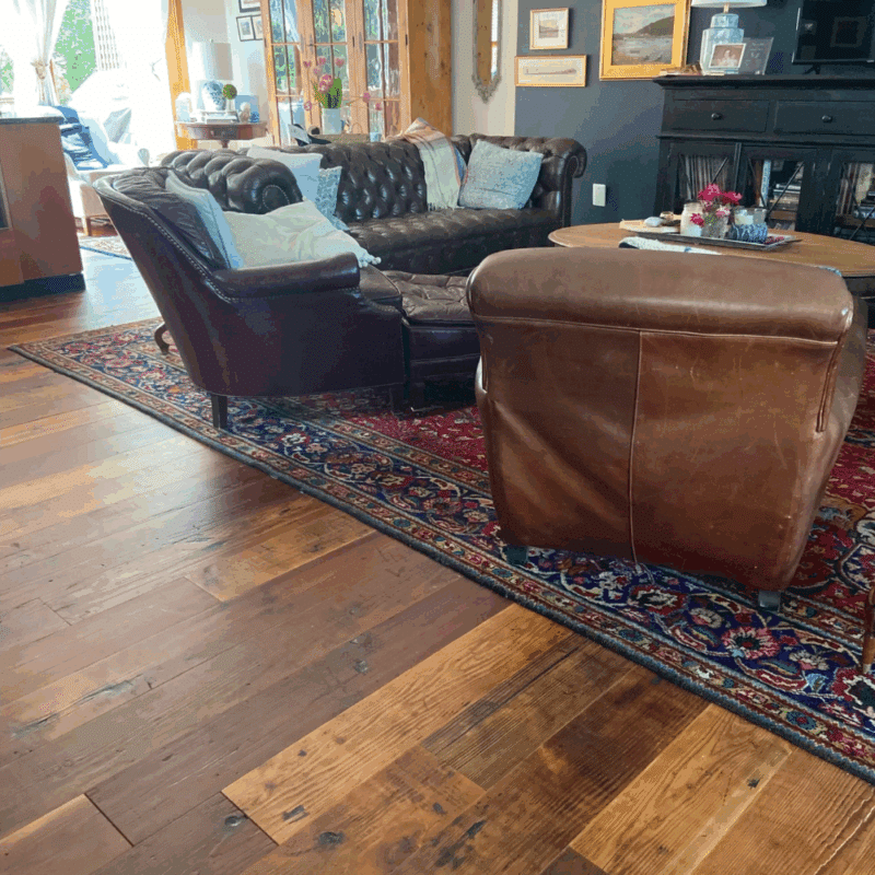 Reclaimed Engineered Douglas Fir Flooring – 5/8" x 6-1/2" - Image 2