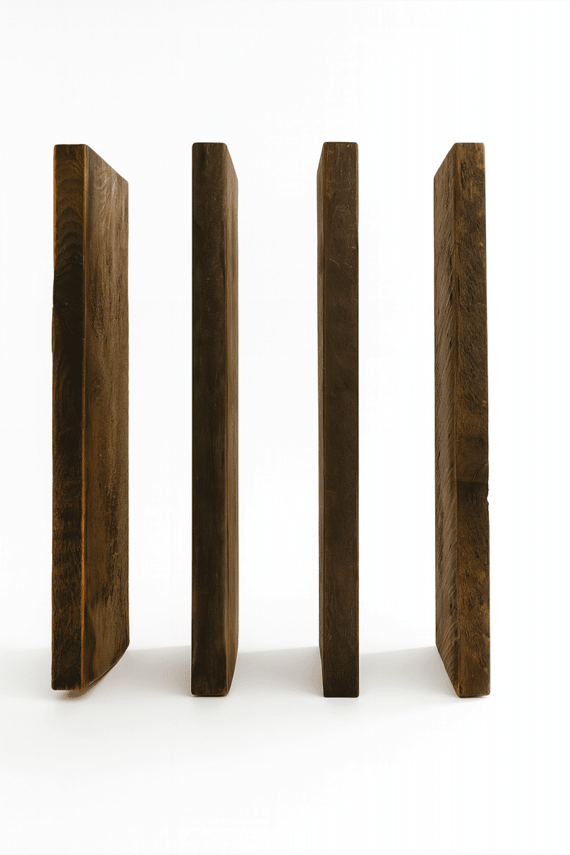 Floating Reclaimed White Pine Shelf - 2" x 10" x 36" - Image 3