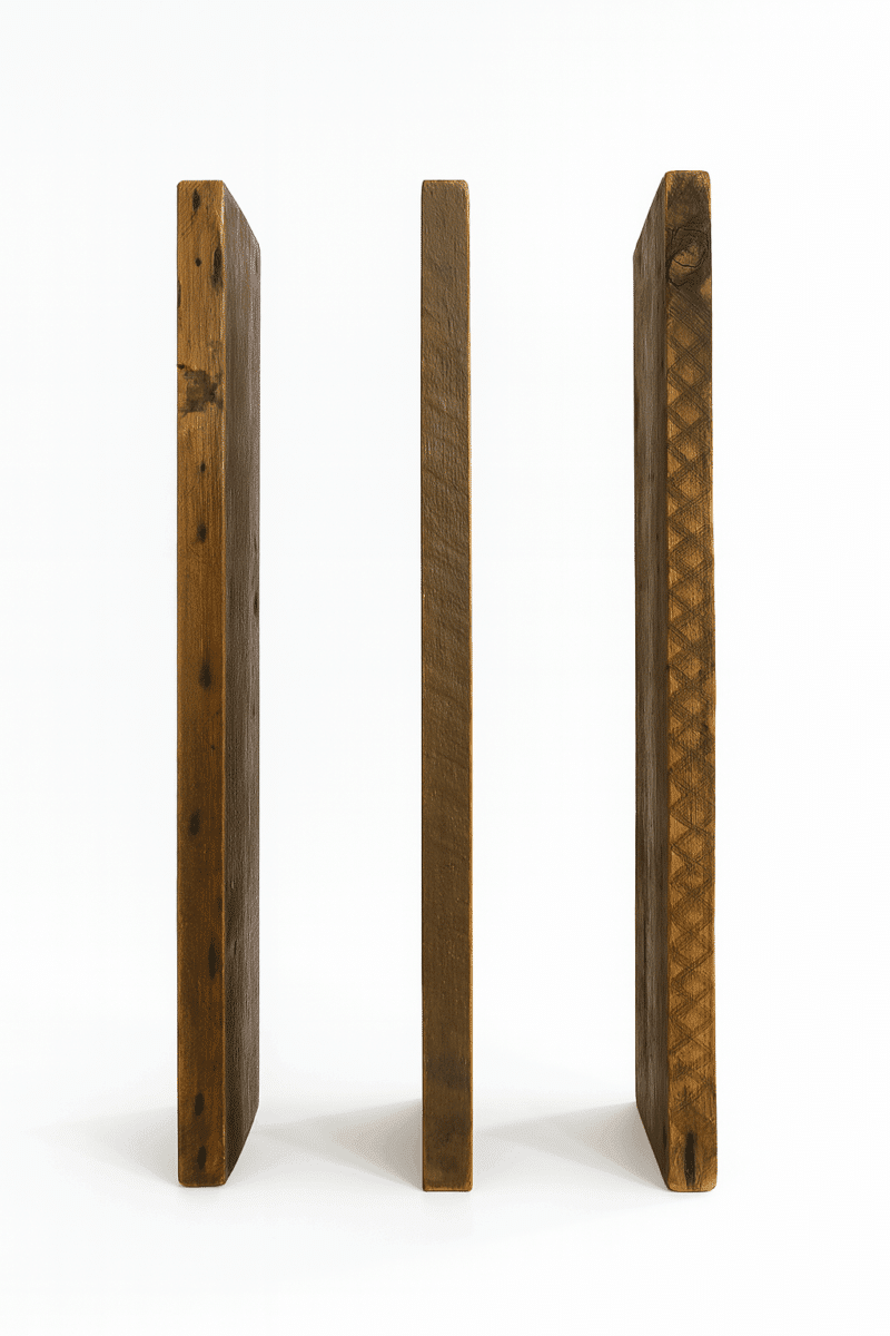 Floating Reclaimed White Pine Shelf - 2" x 10" x 36" - Image 5