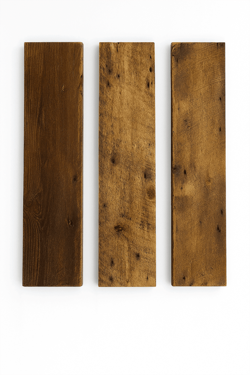 Floating Reclaimed White Pine Shelf - 2" x 10" x 36" - Image 4